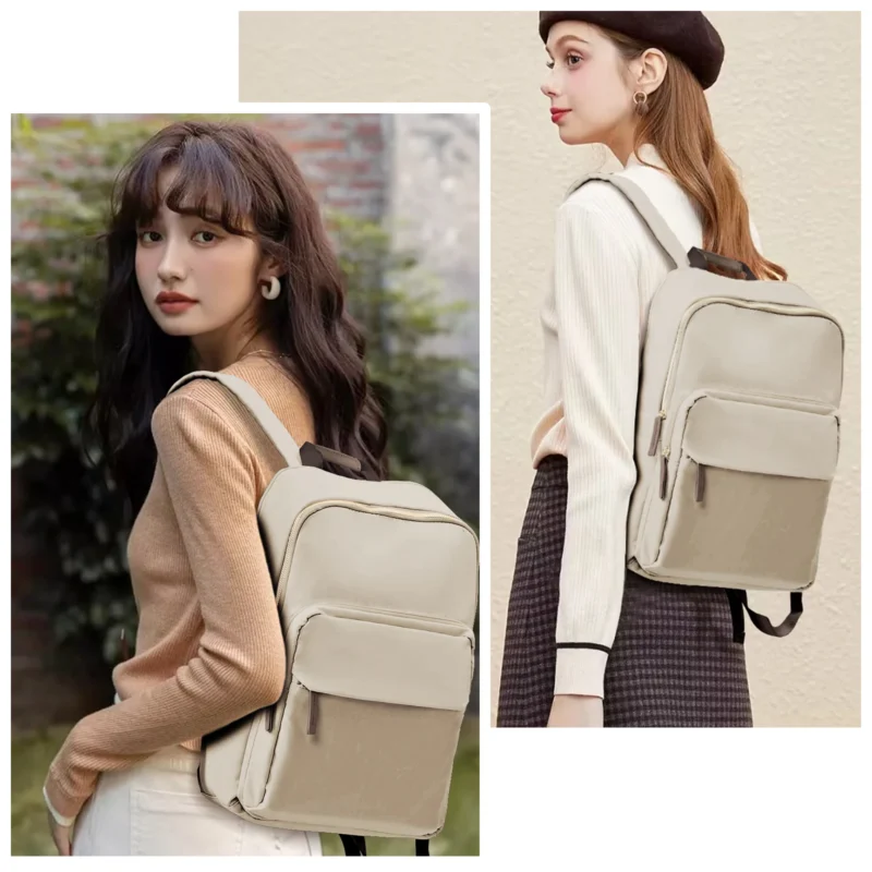 Premium Nylon Large Capacity Backpack with Laptop Compartment for School, Work & Travel - Image 6