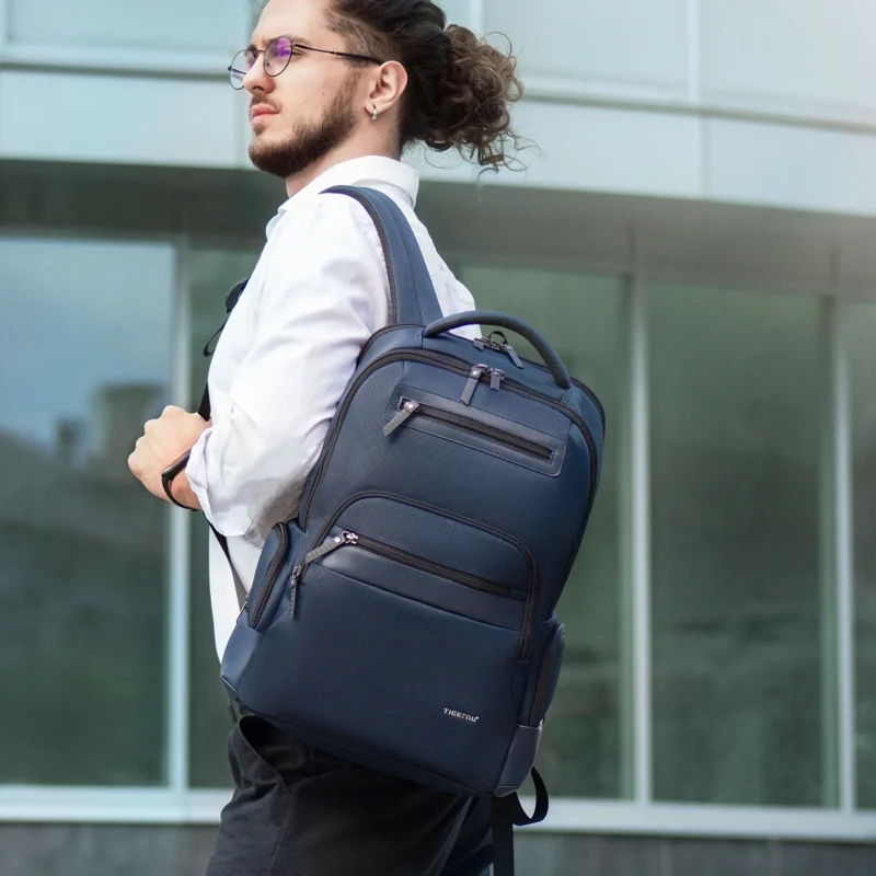 Premium Oxford Unisex Waterproof 15.6-inch Laptop Backpack with Lifetime Zipper Warranty - Image 6