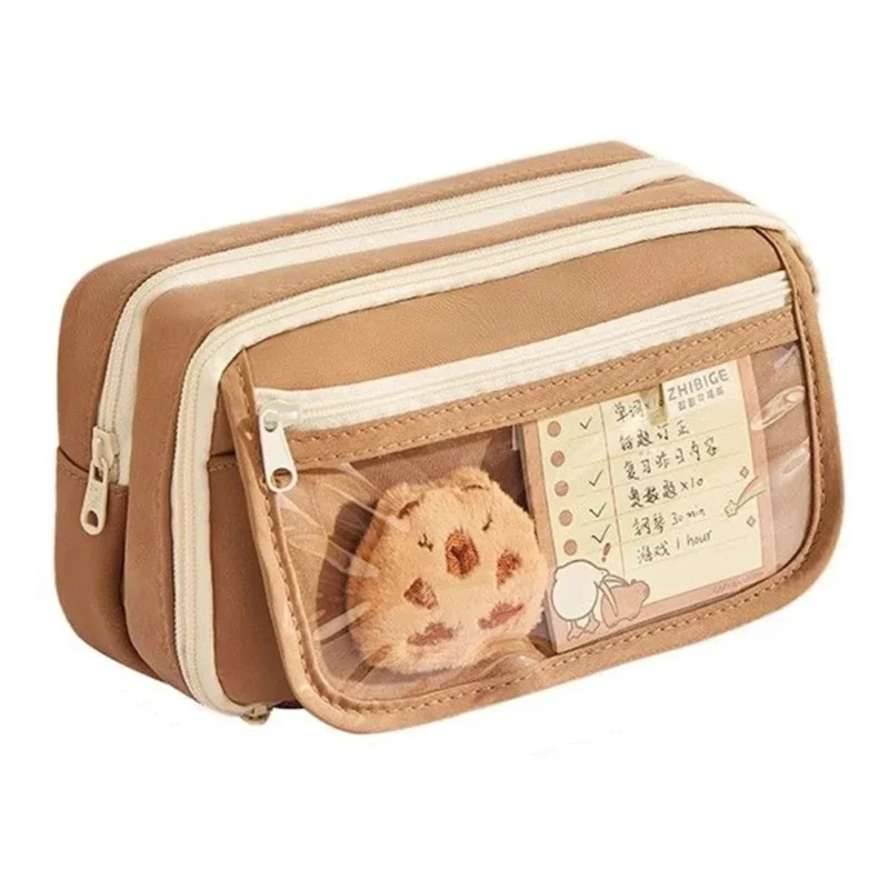 Cute Capybara Nylon Canvas Laptop Backpack with Large Capacity for School and Travel - Image 2