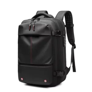 Premium Oxford Expandable Business Travel Backpack with 17-inch Laptop Compartment and Compression System