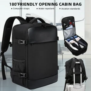 Compact Oxford Laptop Travel Backpack Unisex 40x20x25 Ryanair Cabin Bag with Multi-Compartments