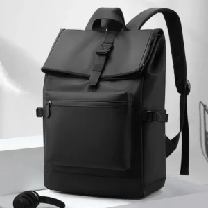 Premium Nylon Casual Laptop Backpack with Multiple Compartments for Daily Commuting and Travel