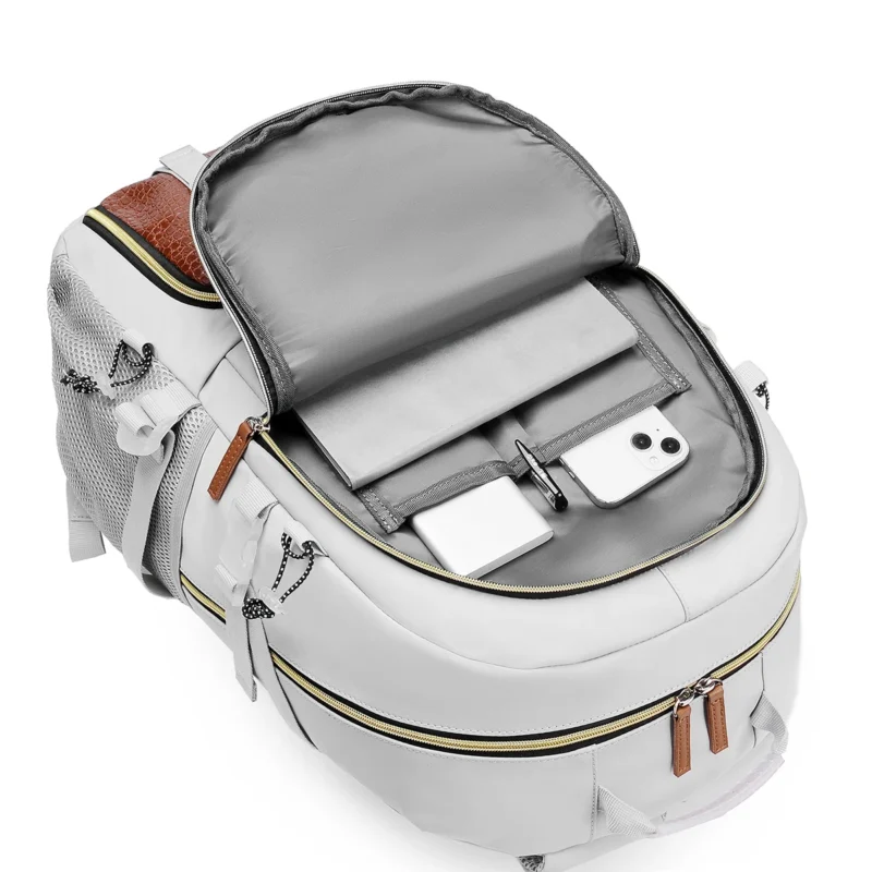 Premium Oxford Waterproof Travel Backpack with Multiple Compartments for Outdoor Adventures - Image 3