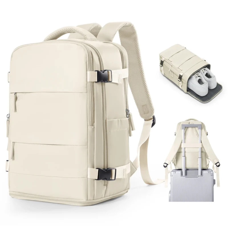 Premium Nylon Unisex Travel Backpack 40x20x25 Ryanair Cabin Size with Laptop Compartment - Image 12
