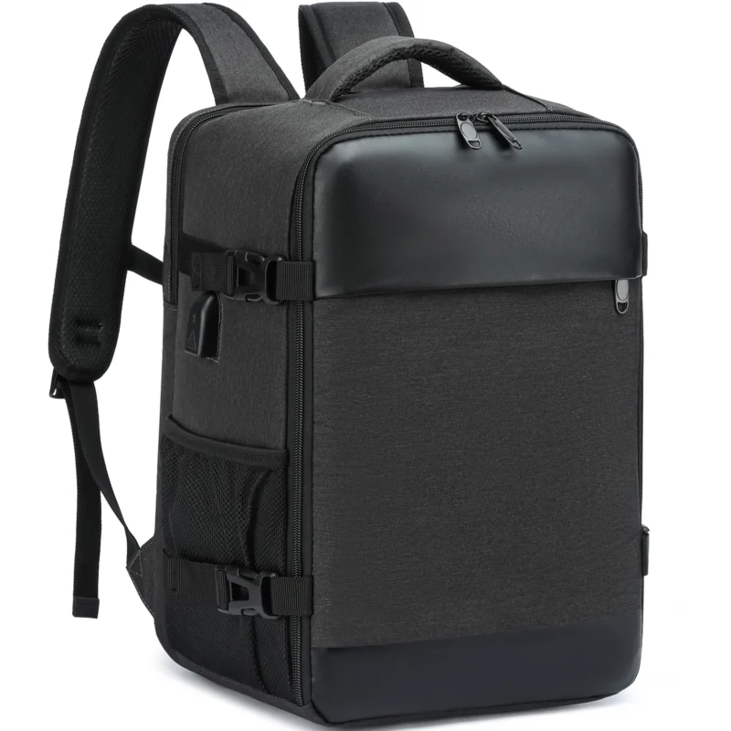 Compact Oxford Laptop Travel Backpack Unisex 40x20x25 Ryanair Cabin Bag with Multi-Compartments - Image 8