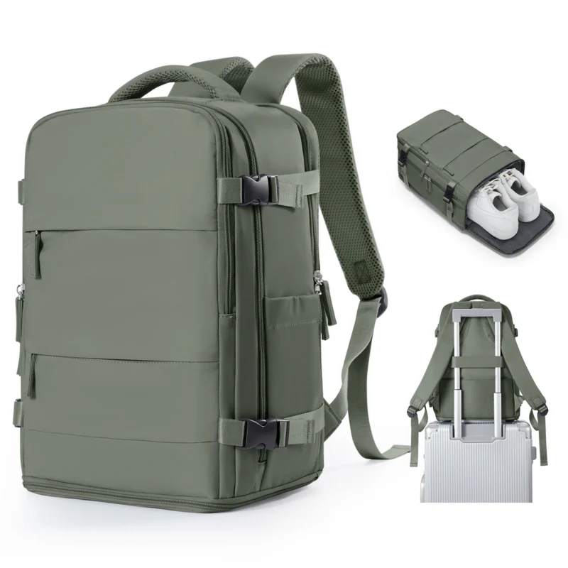 Premium Nylon Unisex Travel Backpack 40x20x25 Ryanair Cabin Size with Laptop Compartment - Image 9