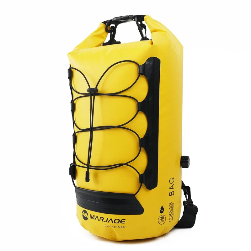 Premium 20L Waterproof Roll Top Backpack with Wet-Dry Separation for Water Sports and Outdoor Adventures - Image 8