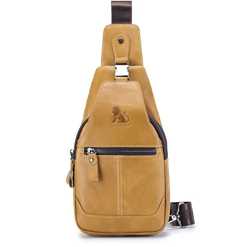 Efficiently packed sling bag demonstrating smart space utilization