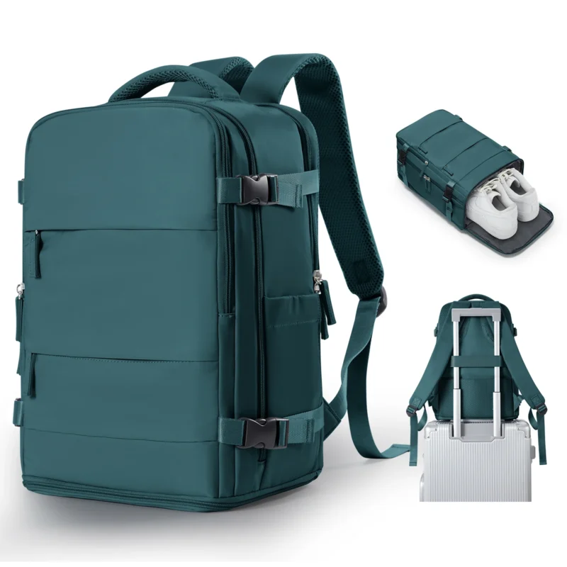 Premium Nylon Unisex Travel Backpack 40x20x25 Ryanair Cabin Size with Laptop Compartment - Image 10