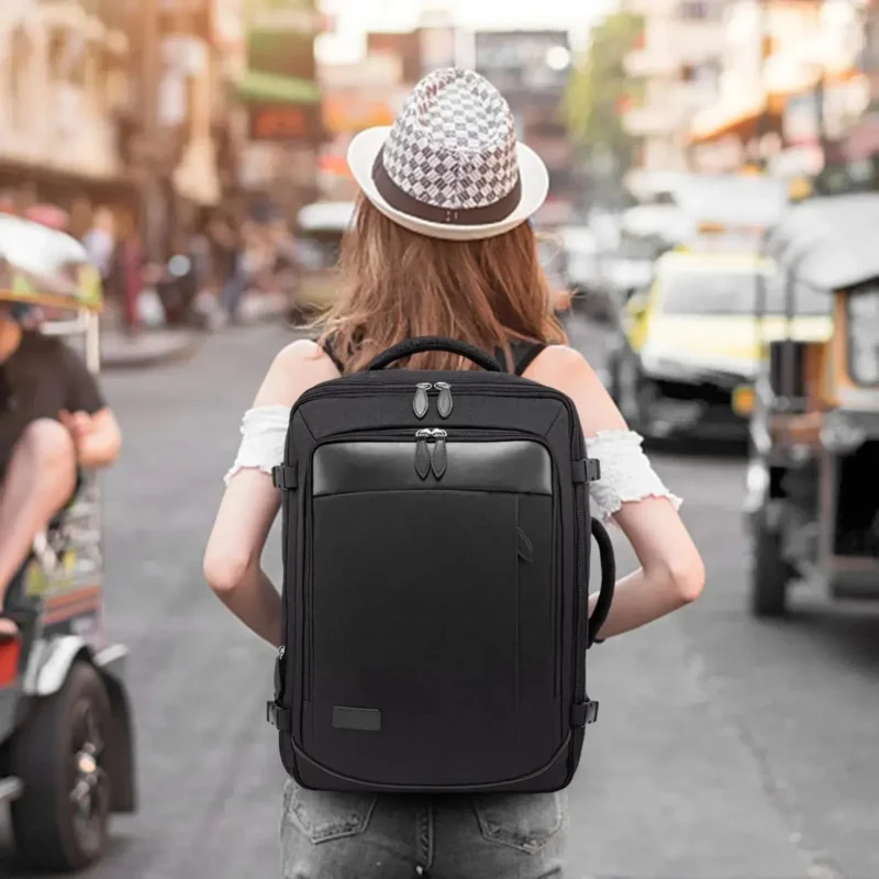 Premium 40L Expandable Waterproof Travel Backpack with Laptop Compartment and Multi-Function Storage - Image 4