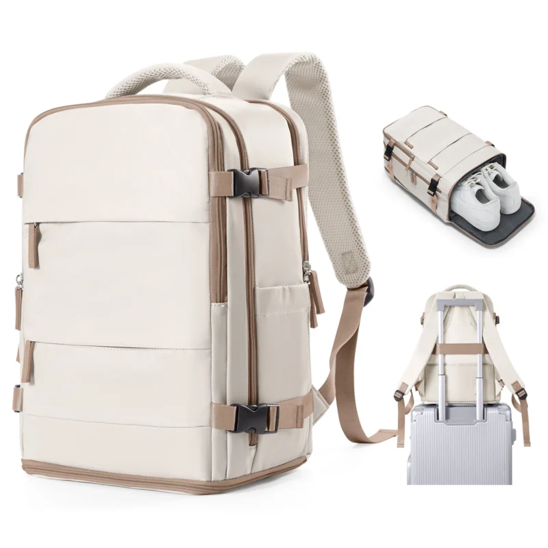 Premium Nylon Unisex Travel Backpack 40x20x25 Ryanair Cabin Size with Laptop Compartment - Image 7