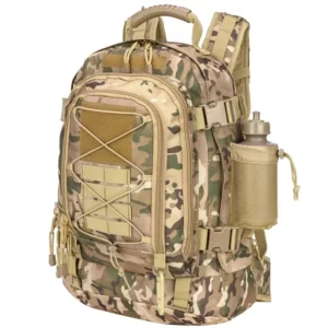 Military-Grade 60L Tactical Molle Backpack Waterproof Heavy Duty Assault Rucksack for Hiking Camping Hunting