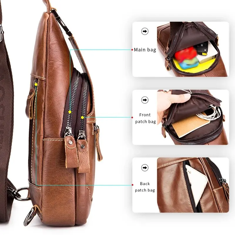Versatile sling bag perfect for active sightseeing