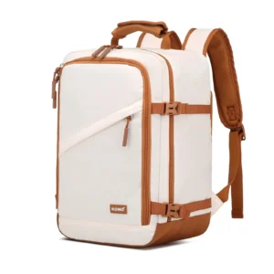 Compact Polyester Underseat Backpack 40x20x25 cm Travel Carry-on Cabin Bag with Multiple Compartments