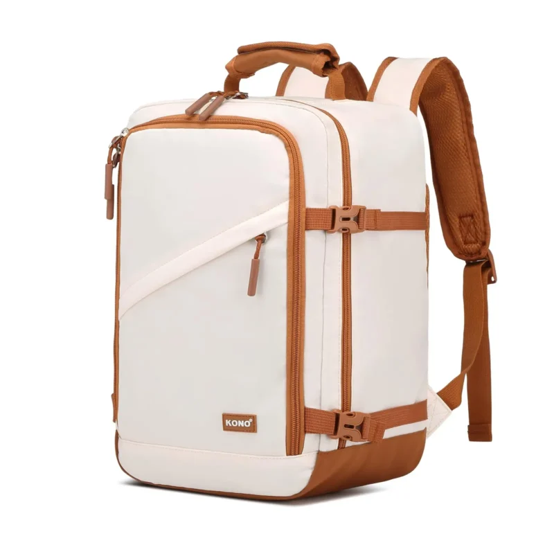Compact Polyester Underseat Backpack 40x20x25 cm Travel Carry-on Cabin Bag with Multiple Compartments