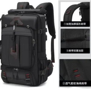 Premium Oxford Urban Travel Backpack with Laptop Compartment and Large Capacity for Hiking
