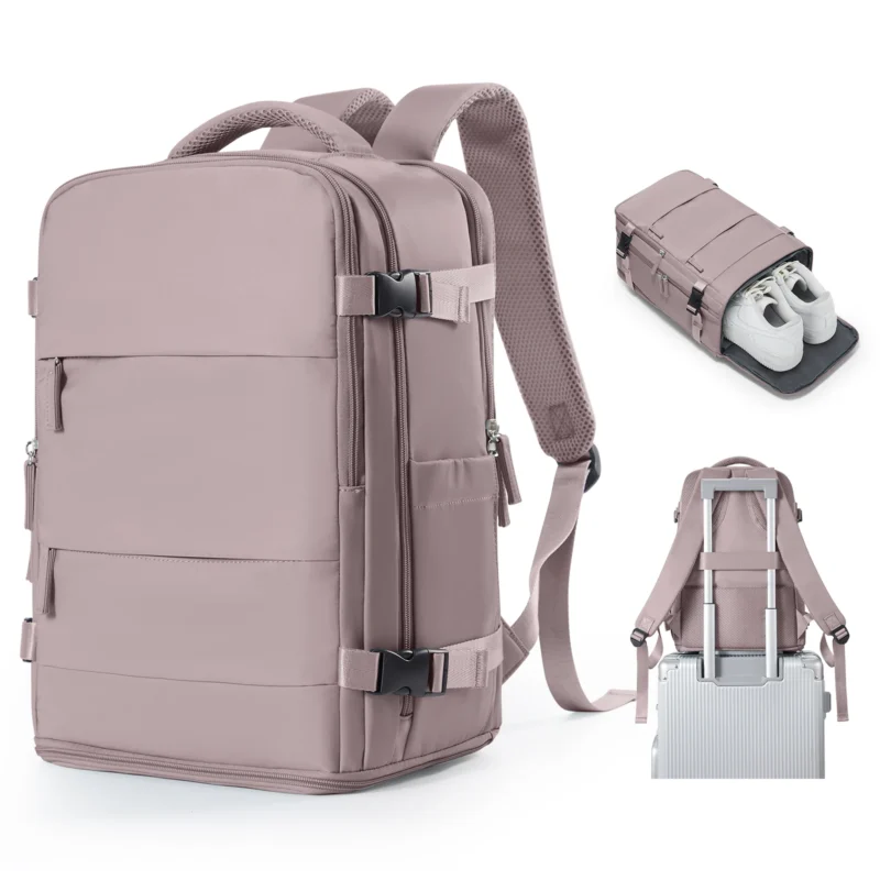 Premium Nylon Unisex Travel Backpack 40x20x25 Ryanair Cabin Size with Laptop Compartment - Image 8