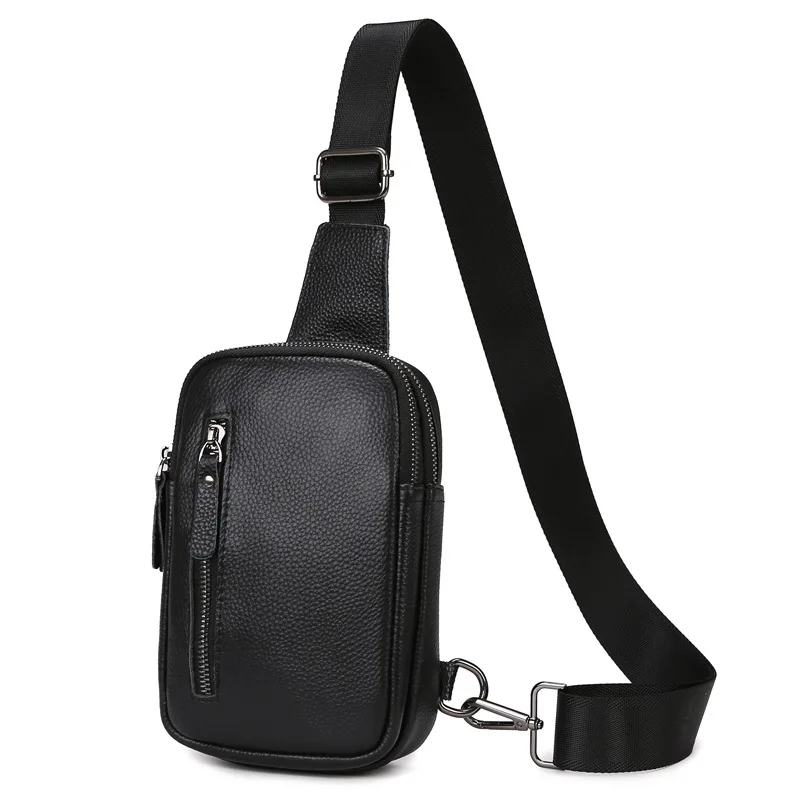 Premium leather mini backpack with multiple compartments for urban essentials
