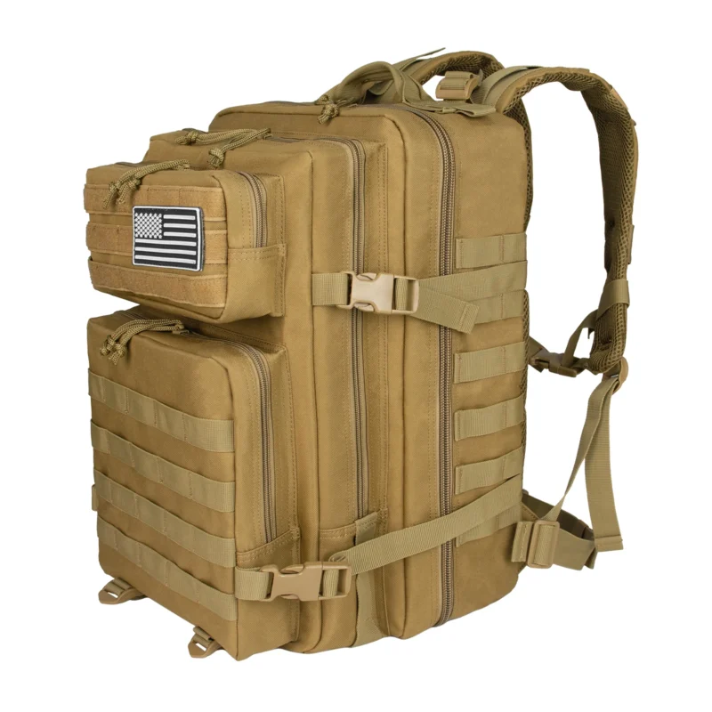 Military-Grade 45L Tactical Backpack with MOLLE System for Hiking, Camping, and Outdoor Adventures - Image 6