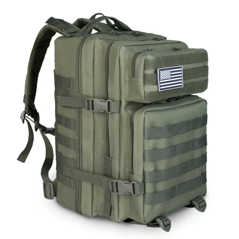 Military-Grade 45L Tactical Backpack with MOLLE System for Hiking, Camping, and Outdoor Adventures - Image 3