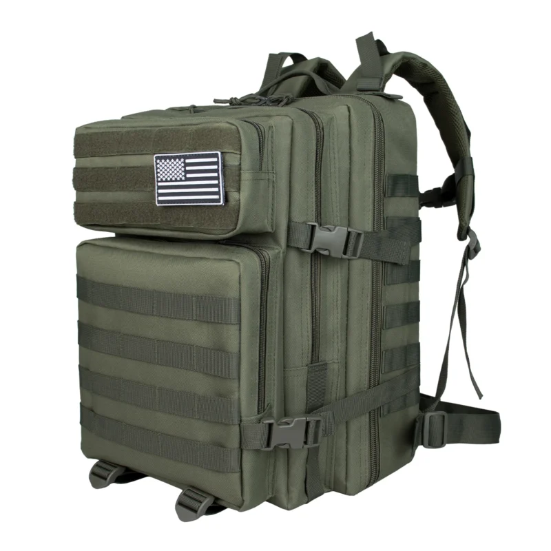 Military-Grade 45L Tactical Backpack with MOLLE System for Hiking, Camping, and Outdoor Adventures - Image 9