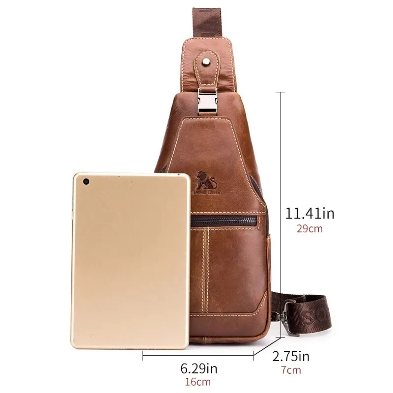 Ethically sourced vintage-style leather in premium men's accessories